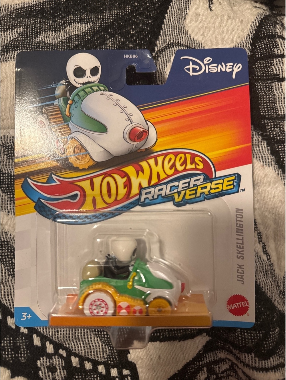Disney Hot Wheels Racerverse Jack Skellington Die-Cast Car Toy